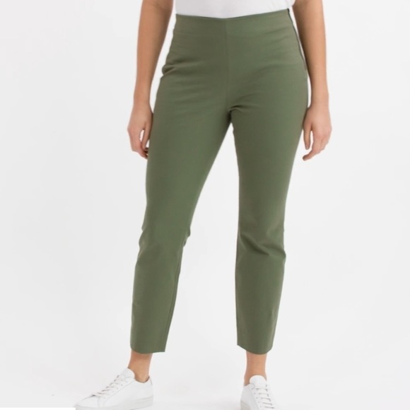 Women’s Everlane The Side-Zip Stretch Cotton Pant Flat Front Ankle Pants Size 4 - Picture 4 of 14